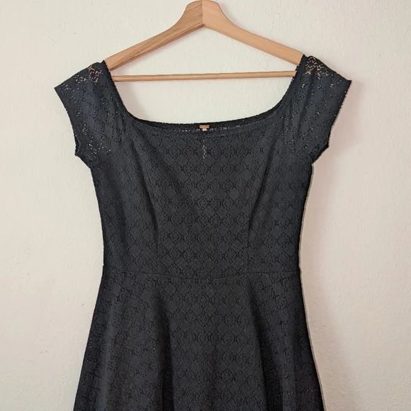 Free People Lace Skater Dress - Picture 2 of 8
